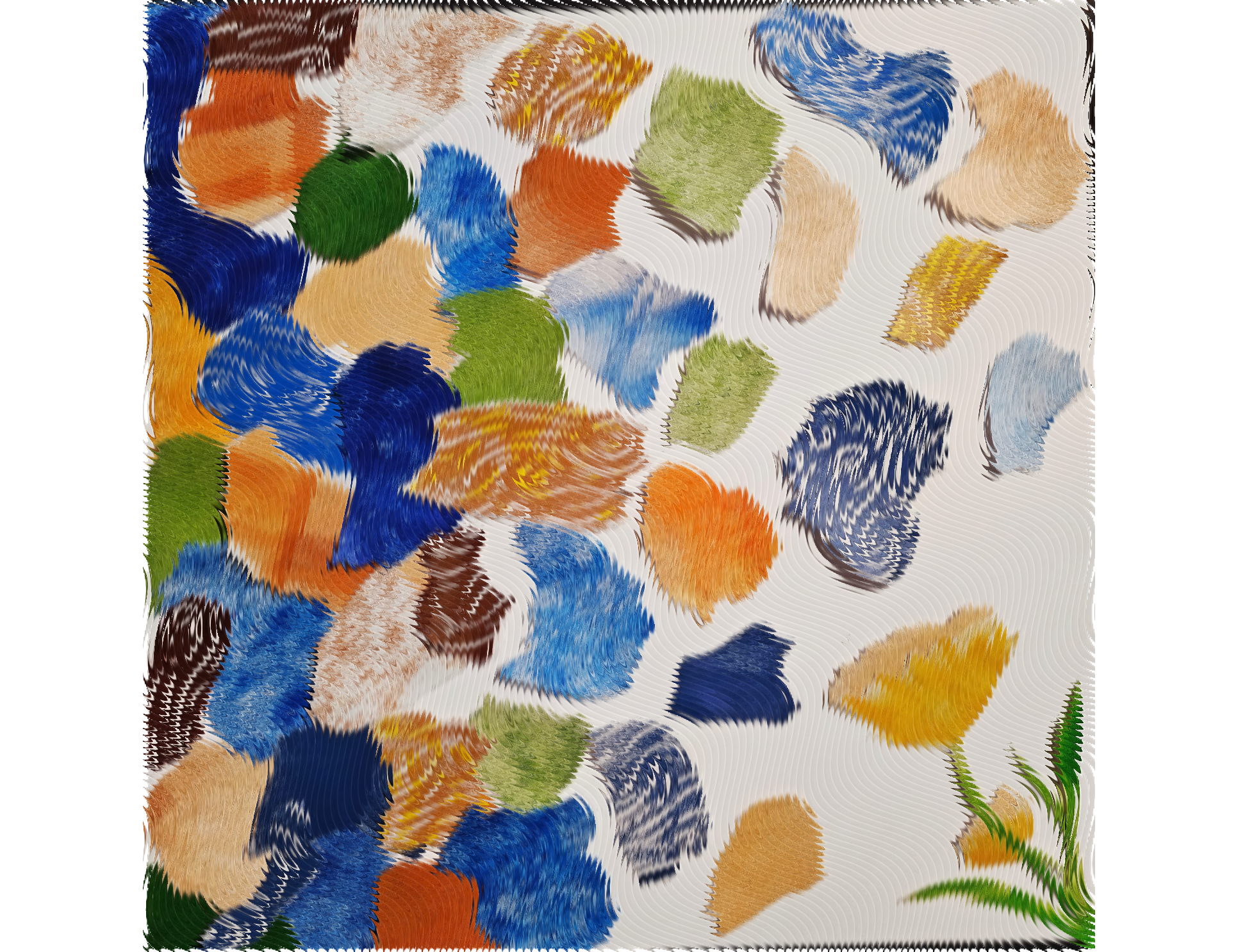 Collage of paper